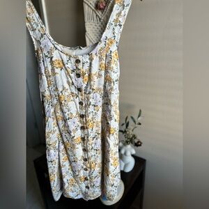 Sunflower summer dress Large